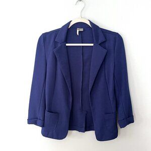 Urban Outfitters Sparkle & Fade Ponte Knit Blazer (Blue) S